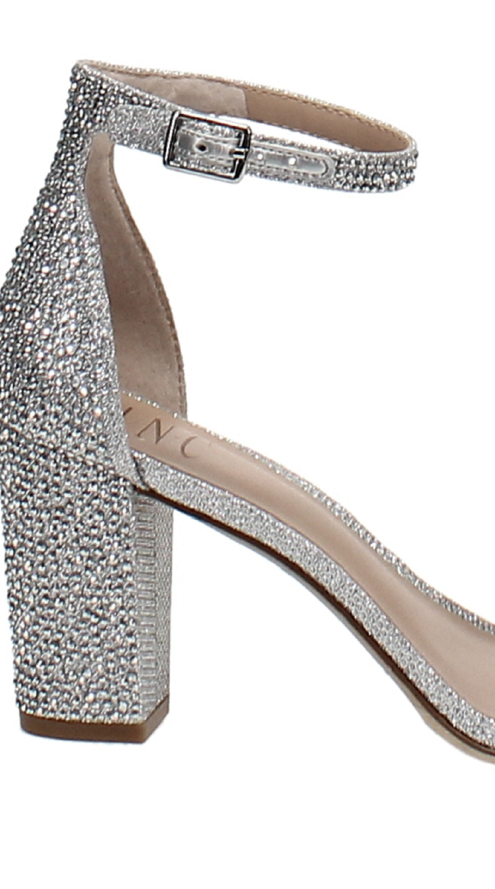 INC International Concepts Women's Kivah Leather Open Toe Grey Size 7.5 M