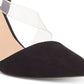 INC International Concepts Womens FLORRIE Pointed Toe Ankle Wrap Classic Pumps Black Size 8.5 M