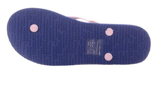 Calvin Klein Women's Sonic Flip Flop Sandals Pink Size 8 M