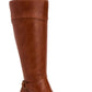 Style & Co Women's Vannie Faux Leather Tall Riding Whiskey Smooth Boots Brown Size 5.5 M