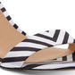 INC International Concepts Women's Kanata Fabric Open Toe Special Occasion Shoes White Size 9.5 M