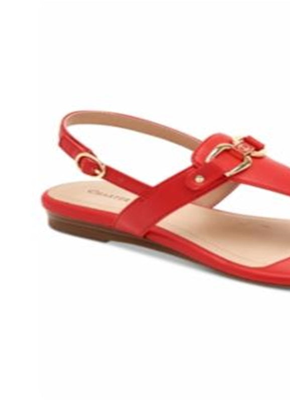 Charter Club Women's Ondreaa Thong Flat Sandals Red Size 8.5
