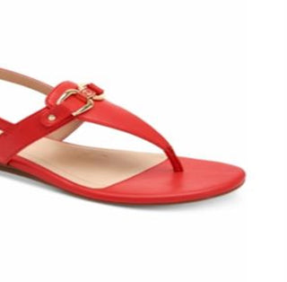 Charter Club Women's Ondreaa Thong Flat Sandals Red Size 8.5