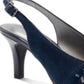 Karen Scott Women's Brooke Faux Suede Slingback Pumps Blue Size 6 M