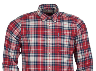 Barbour Mne's Highland Check Tailored Shirt Red Size X-Large