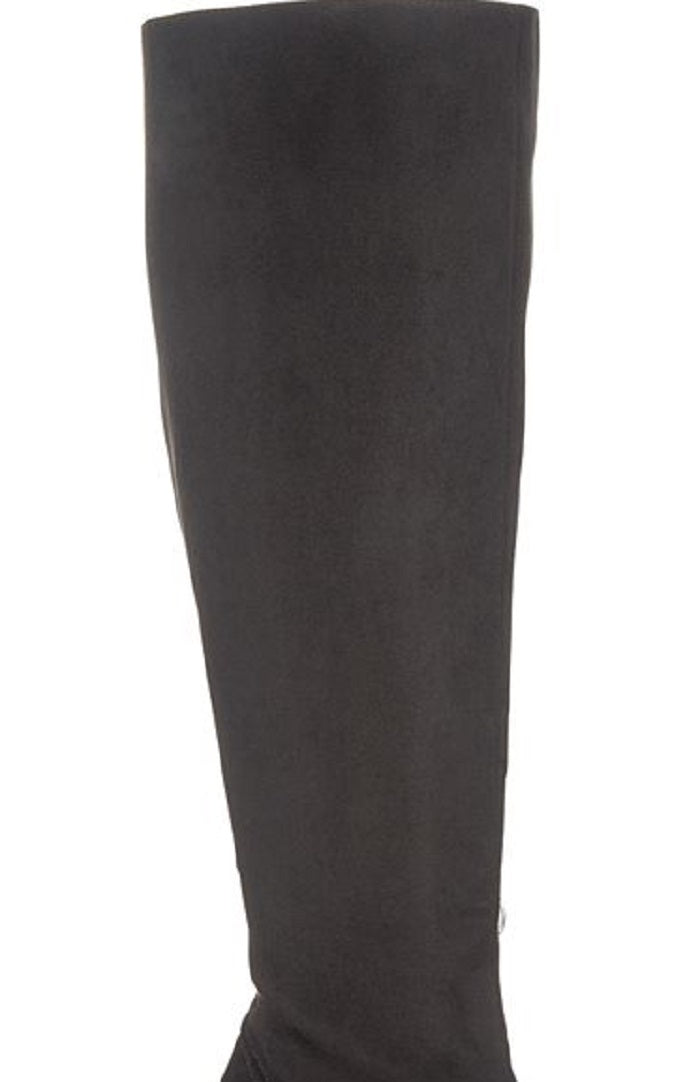 INC International Concepts Women's Taisa Almond Toe Knee Shoes Black Size 9 M