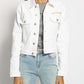 Calvin Klein Women's Denim Jacket White Size M