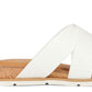 Nine West Women's Desiree Slide Sandals White Multi Size 6M