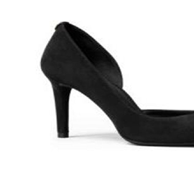 Michael Kors Women's Dorothy Flex D'Orsay Suede Shoes Black Size 6