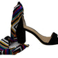 INC International Concepts Womens Kanataf Open Toe Special MultiColor Black Size 8.5 M