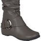 Journee Collection Women's Paris Gray Size 6 M