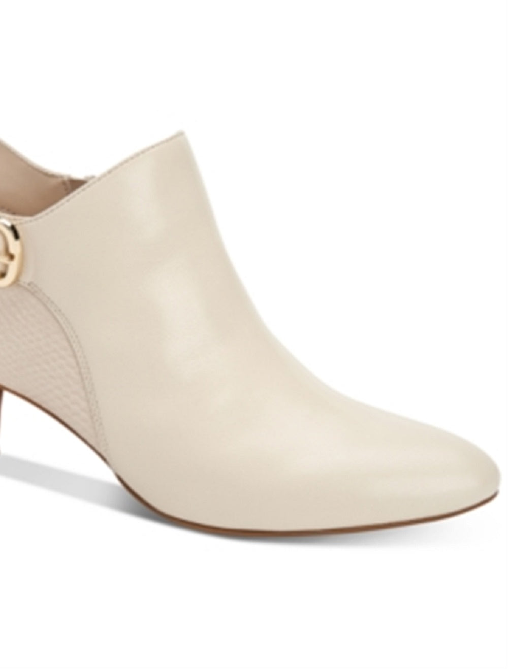 Alfani Women's Step 'N Flex Valmontt Booties Shoes White Size 7 M