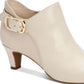 Alfani Women's Step 'N Flex Valmontt Booties Shoes White Size 7 M