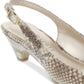 Karen Scott Womens Amberr Snakeskin Open Toe Formal Ankle Snake Brown Size 5.5 M