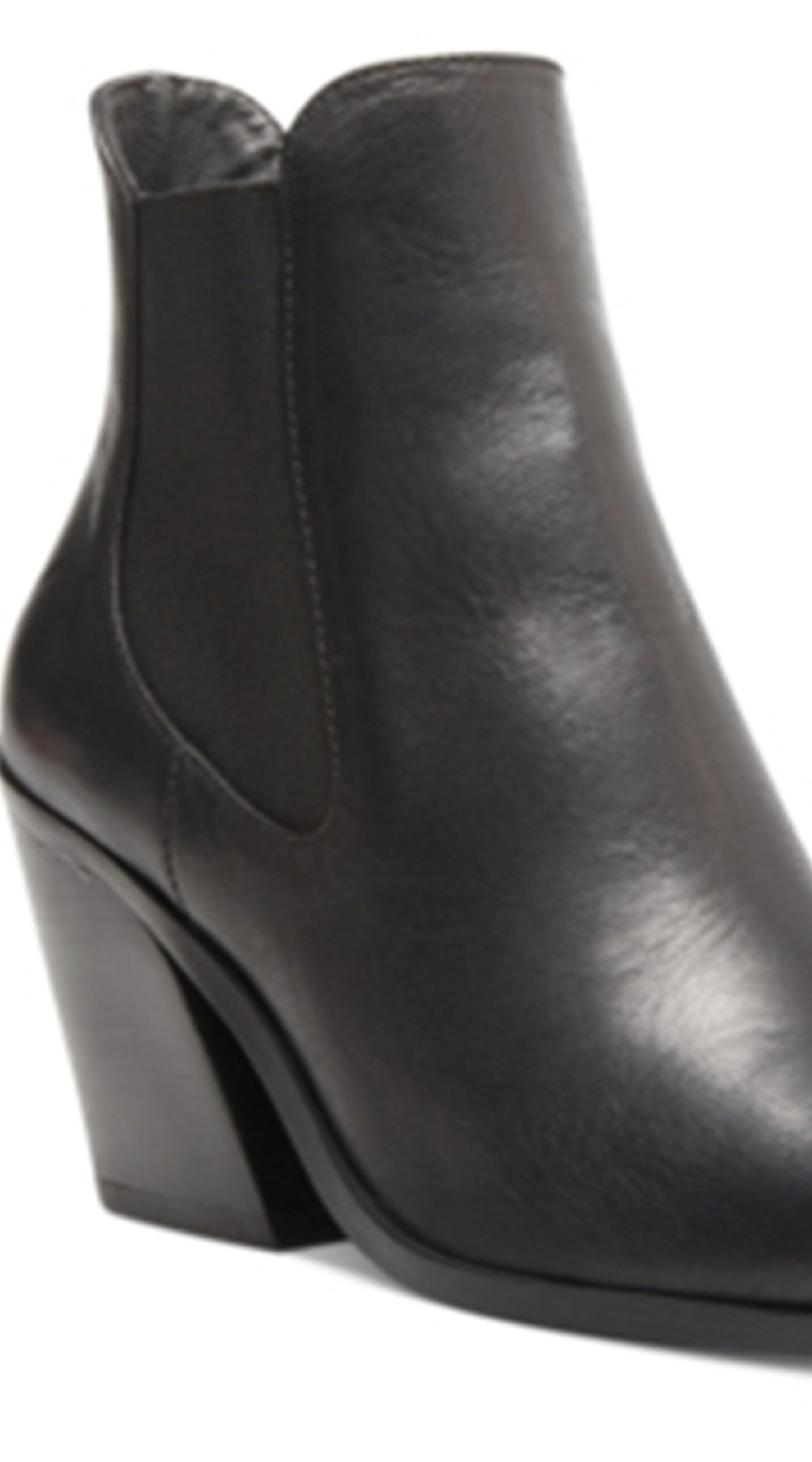 Steven New York Women's Gail Western Chelsea Boots Black Size 10 M