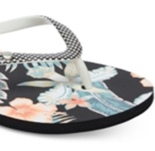 Roxy Women's Portofino II Flip Flops Black Size 10 B