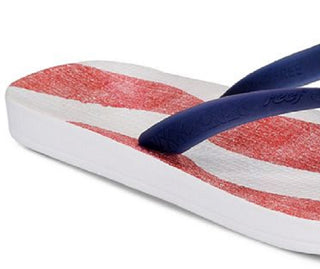 Reef Women's Thong Flag Flip Flops Blue Size 7