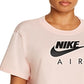 Nike Women's Air Cropped Tee Pink Size X-Large