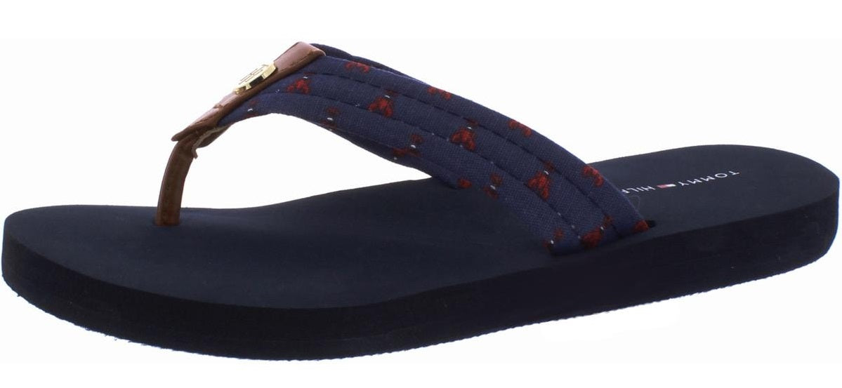 Tommy Hilfiger Women's Ceviche Open Toe Beach Slipper Blue Size 7 M