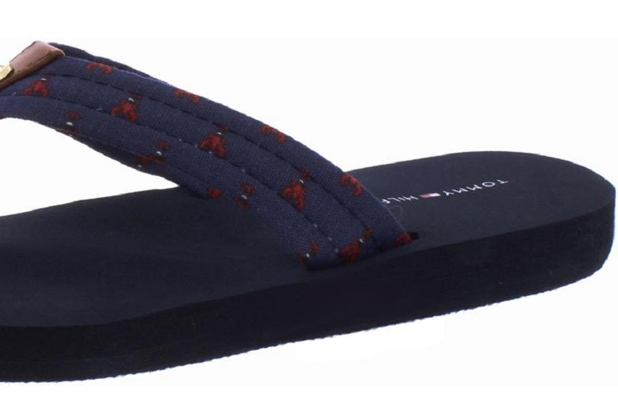 Tommy Hilfiger Women's Ceviche Open Toe Beach Slipper Blue Size 7 M