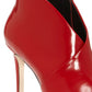 Jessica Simpson Women's Layra Pointy Toe Booties Red Size 5 M