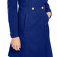 INC International Concepts Women's Double Breasted Coat Blue Size XX-Large