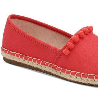 Charter Club Womens Joeey Fabric Closed Toe Espadrille Flats Orange Size 5 M