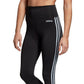 Adidas Women's Design 2 Move 3 Stripe High Rise Leggings Green Size Small