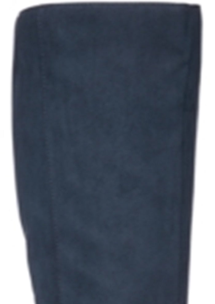 Karen Scott Women's Hollee Fabric Almond Toe Knee High Fashion Shoes Navy Size 6.5 M-WC