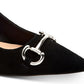 INC International Concepts Women's Carynn Pointed Toe Kitten Heels Black Size 9.5 M