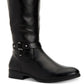 Style & Co Women's Kindell Wide Calf Riding Boots Gray Size 6.5M