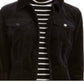 Charter Club Women's Velveteen Jacket Black Size X-Small