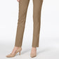 Charter Club Women's Tummy Control Skinny Pants Brown Size 8