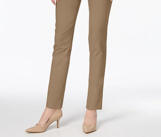 Charter Club Women's Tummy Control Skinny Pants Brown Size 8