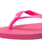 Havaiana Women's Slim Textured Thong Flip Flops Pink Size 9.5