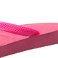 Havaiana Women's Slim Textured Thong Flip Flops Pink Size 9.5