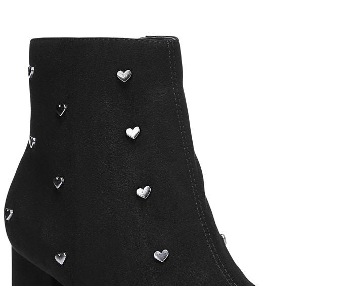 Bar III Women's Jadine Faux Suede Ankle Booties Pink Size 6.5M