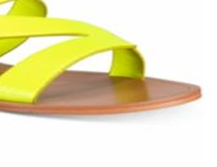 Aldo Women's Falema Flat Sandals Yellow Size 9 B