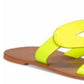 Aldo Women's Falema Flat Sandals Yellow Size 9 B