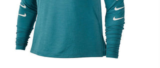 Nike Women's Swoosh Half Zip Running Top Green Size Large