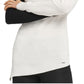 DKNY Women's Colorblocked Asymmetrical Sweater White Size Medium