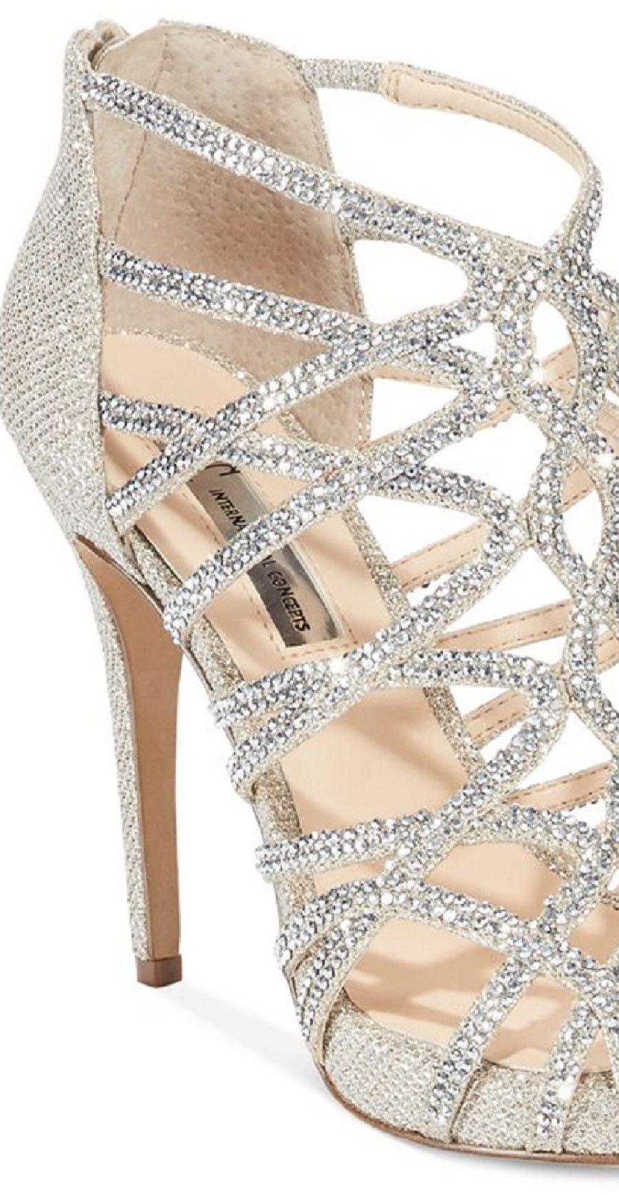 INC International Concepts Women's Sharee2 Fabric Open Toe Sandel Yellow Size 10.5 M