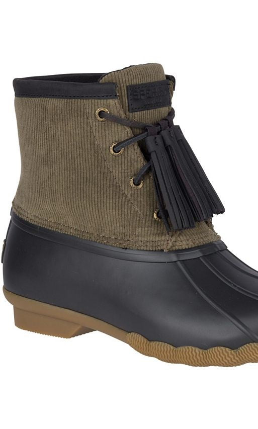 Sperry Women's Sider Saltwater Tassel Duck Boot Wine Size 9 M