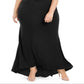 Calvin Klein Women's Plus Draped Cowlneck Gown Black Size 14W