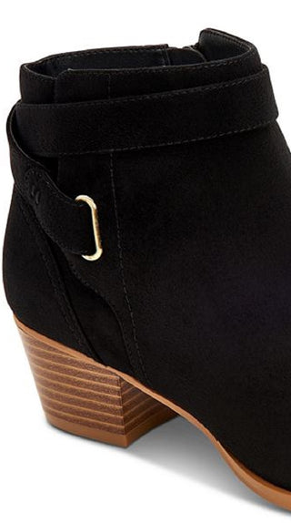 Giani Bernini Women's Oleesia Memory Foam Ankle Booties Black Size 8 W