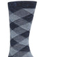 Cole Haan Men's Twist Plaid Socks Blue Size 7-12