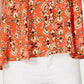 Style & Co Women's Printed Sleeveless High Low Swing Top Red Size Medium