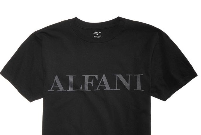 Alfani Men's Graphic Print T-Shirt Black Size X-Large