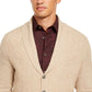 Tasso Elba Men's Cashmere Cable Knit Cardigan Sweater Brown Size Medium