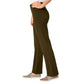 Style & Co Women's Mid Rise Tummy Control Bootcut Pants Green Size Large